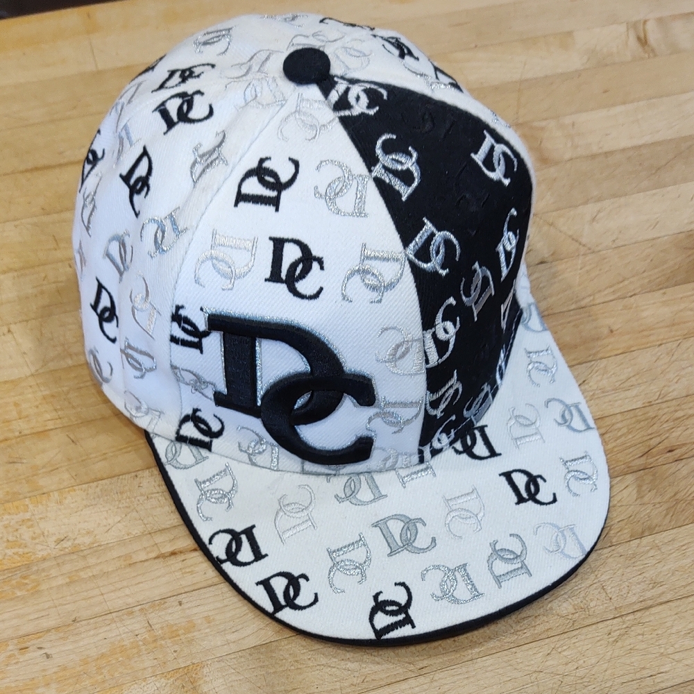 DC Black and White Logo Cap
